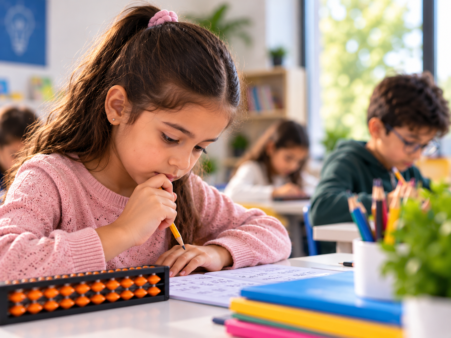 أطفال يتعلّمون في Smart Kids